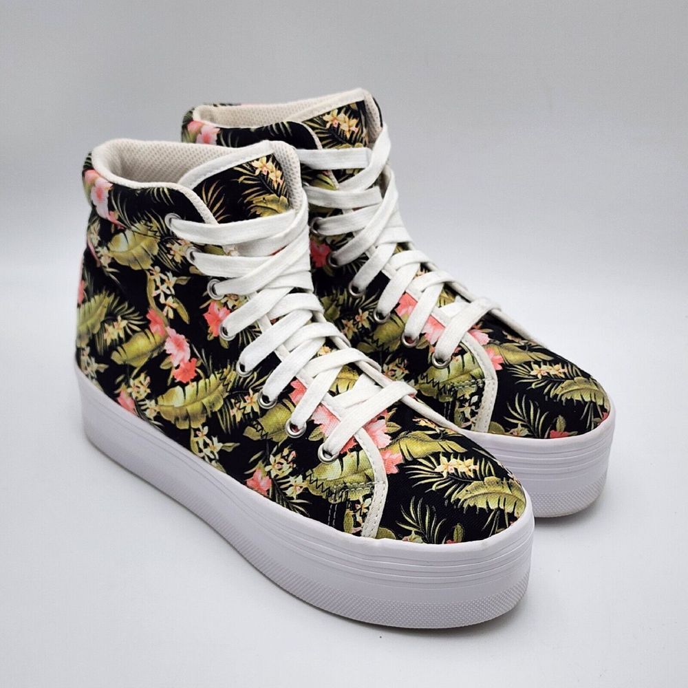 JC Play By Jeffrey Campbell Platform‎ Hightop Sneaker Used Sz 9 Women's